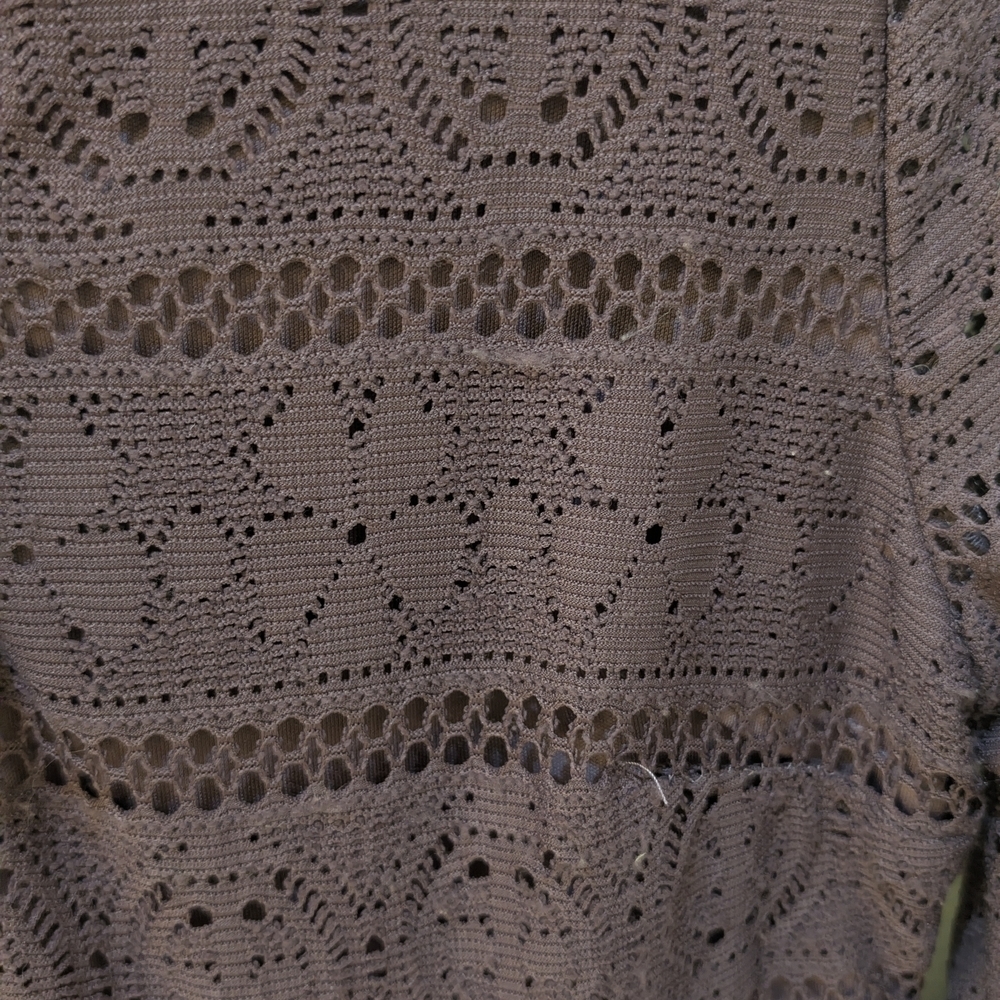 Entro Elegant Purple Lace Dress Size Small - Picture 3 of 8